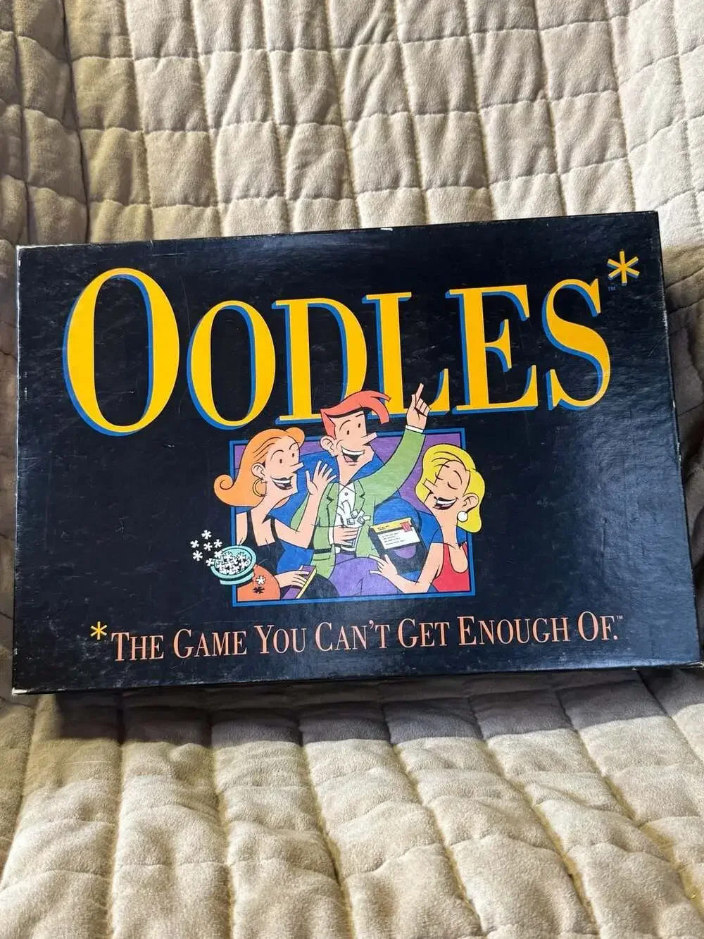 Vintage 1992 Oodles Board Game The Game You Can't Get Enough Of Milton Bradley